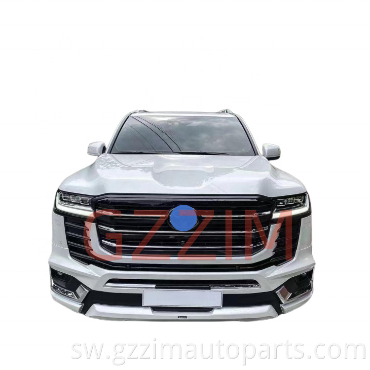 Monalisa Plastiki Mbele na Nyuma Bumper Fender Flares Kit Kit kwa LC 300 2022